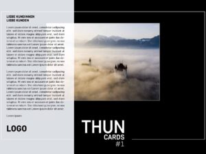 Thun Cards #1 (mit individueller, transparenter Banderole)