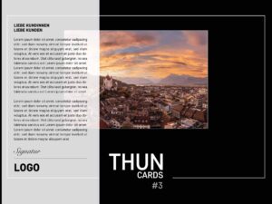 Thun Cards #3 (mit individueller, transparenter Banderole)